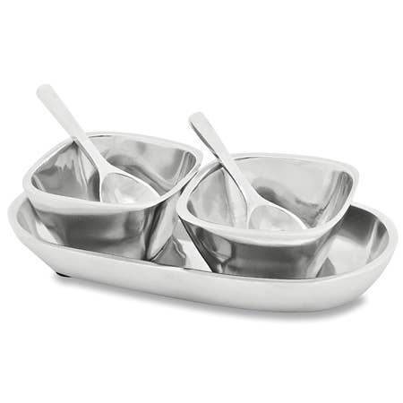 Mini Dip Set in Polished Aluminum