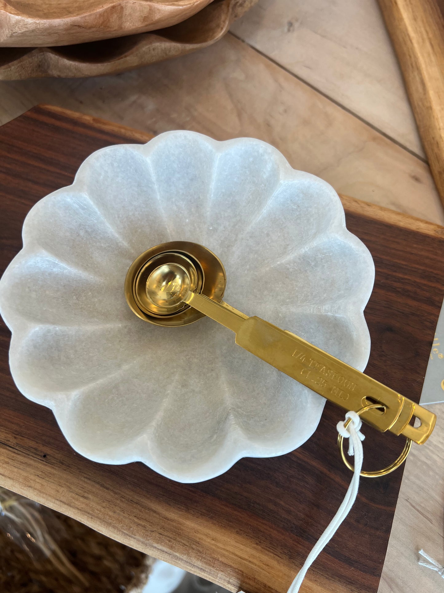 Gold 4 Pc Measuring Spoon Set