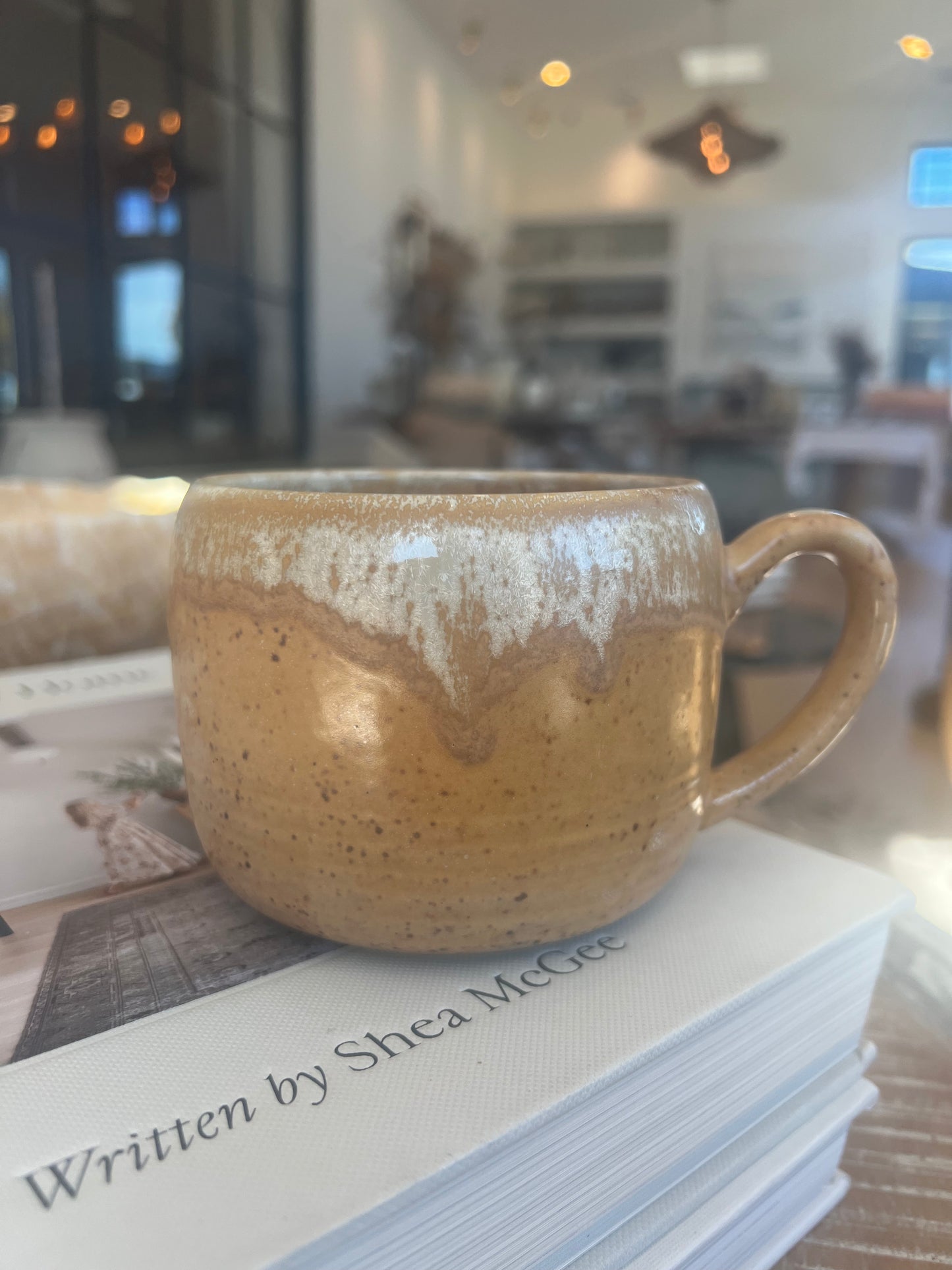 Stoneware Coffee Mug - Tan