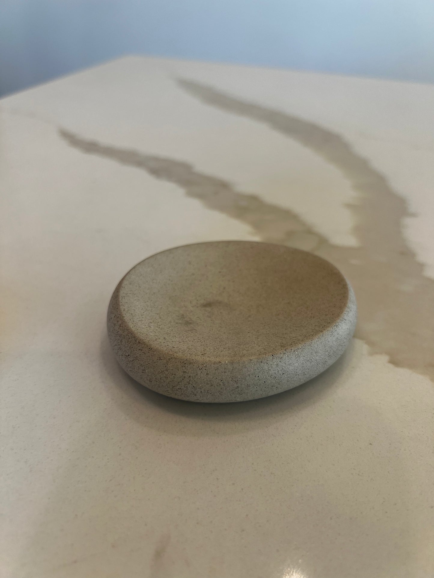 Concrete Nesting Stone- Small Gray/Taupe