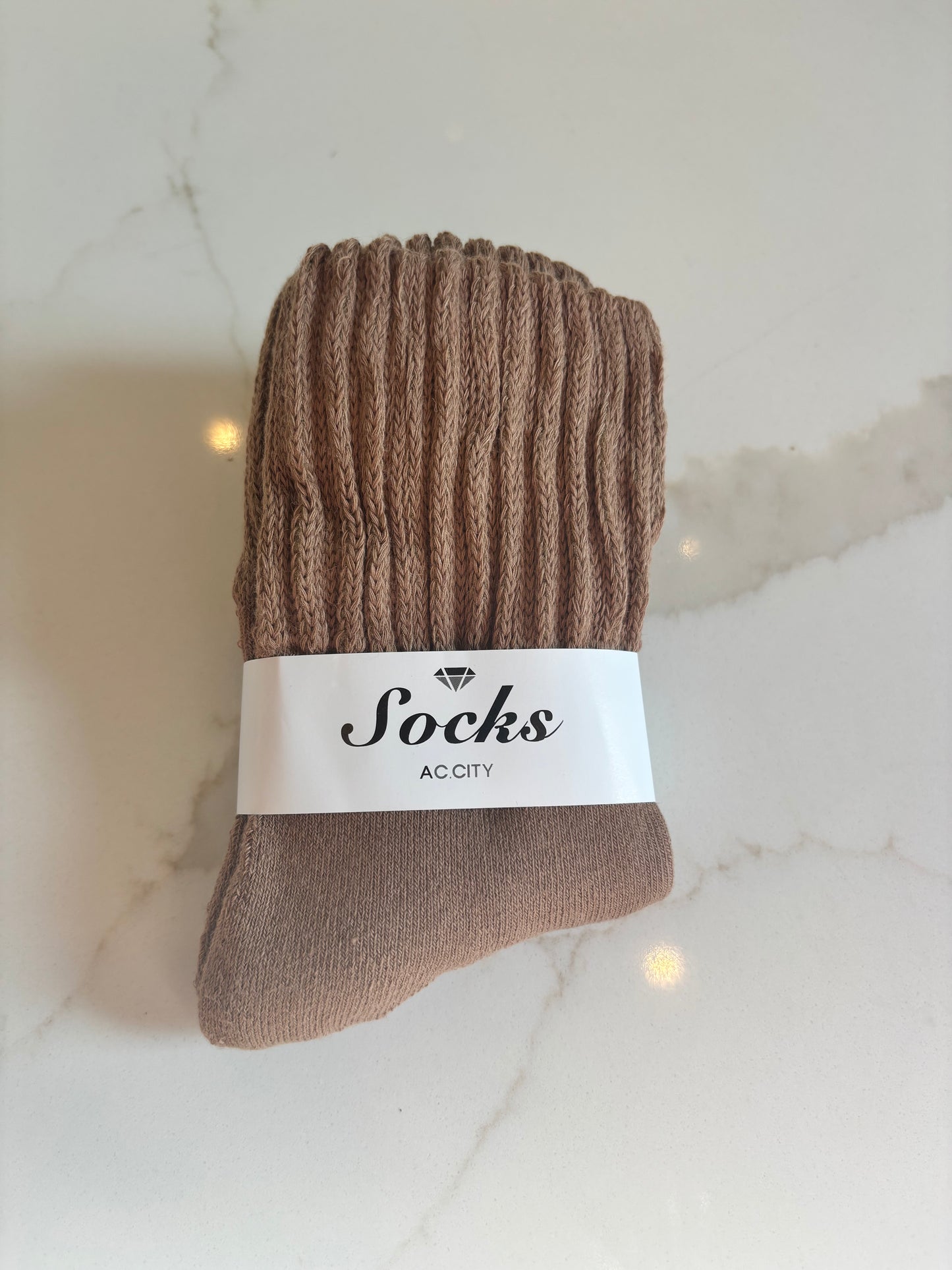 Camel Crew Socks