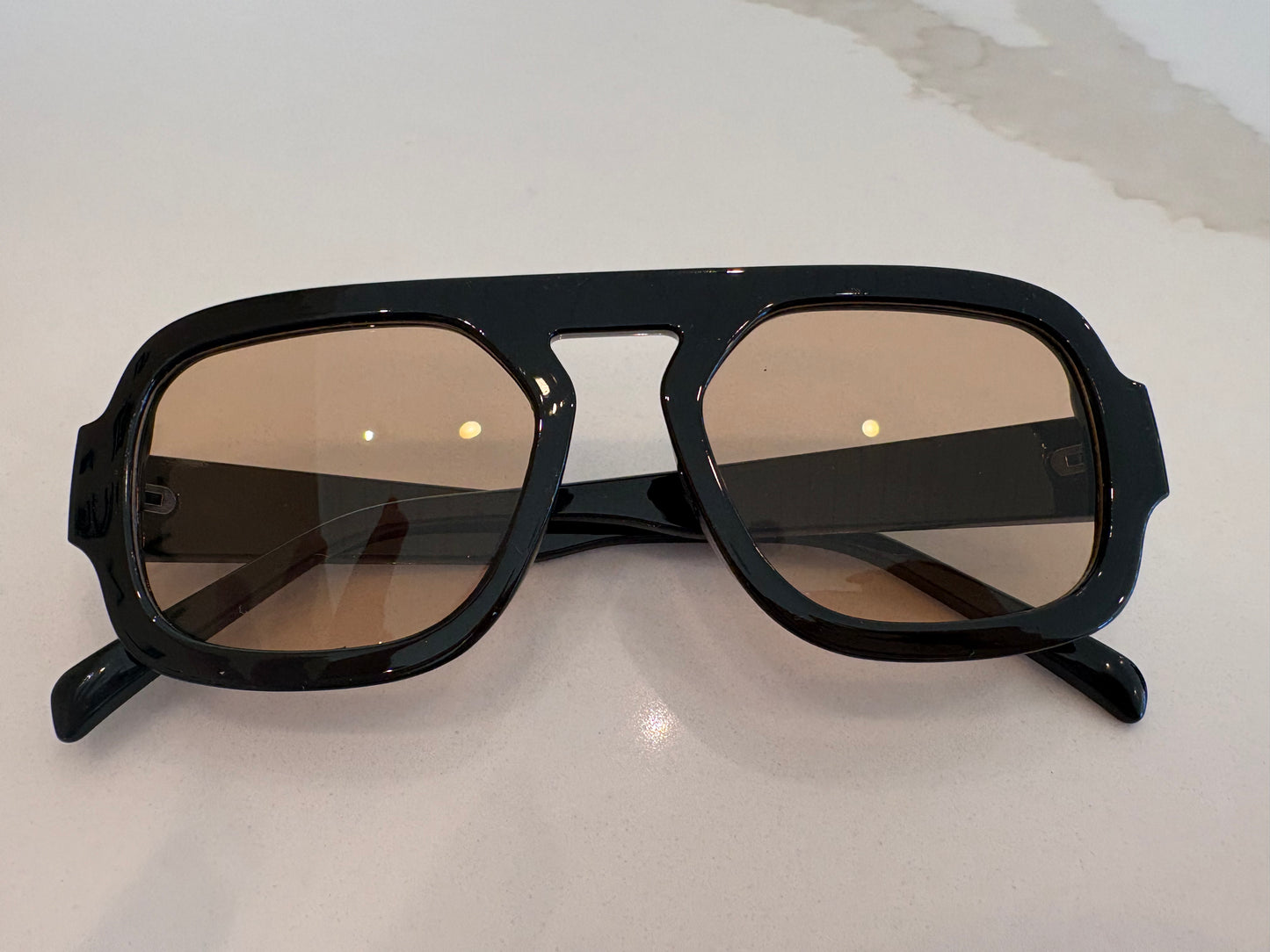 Black Square Framed Glasses