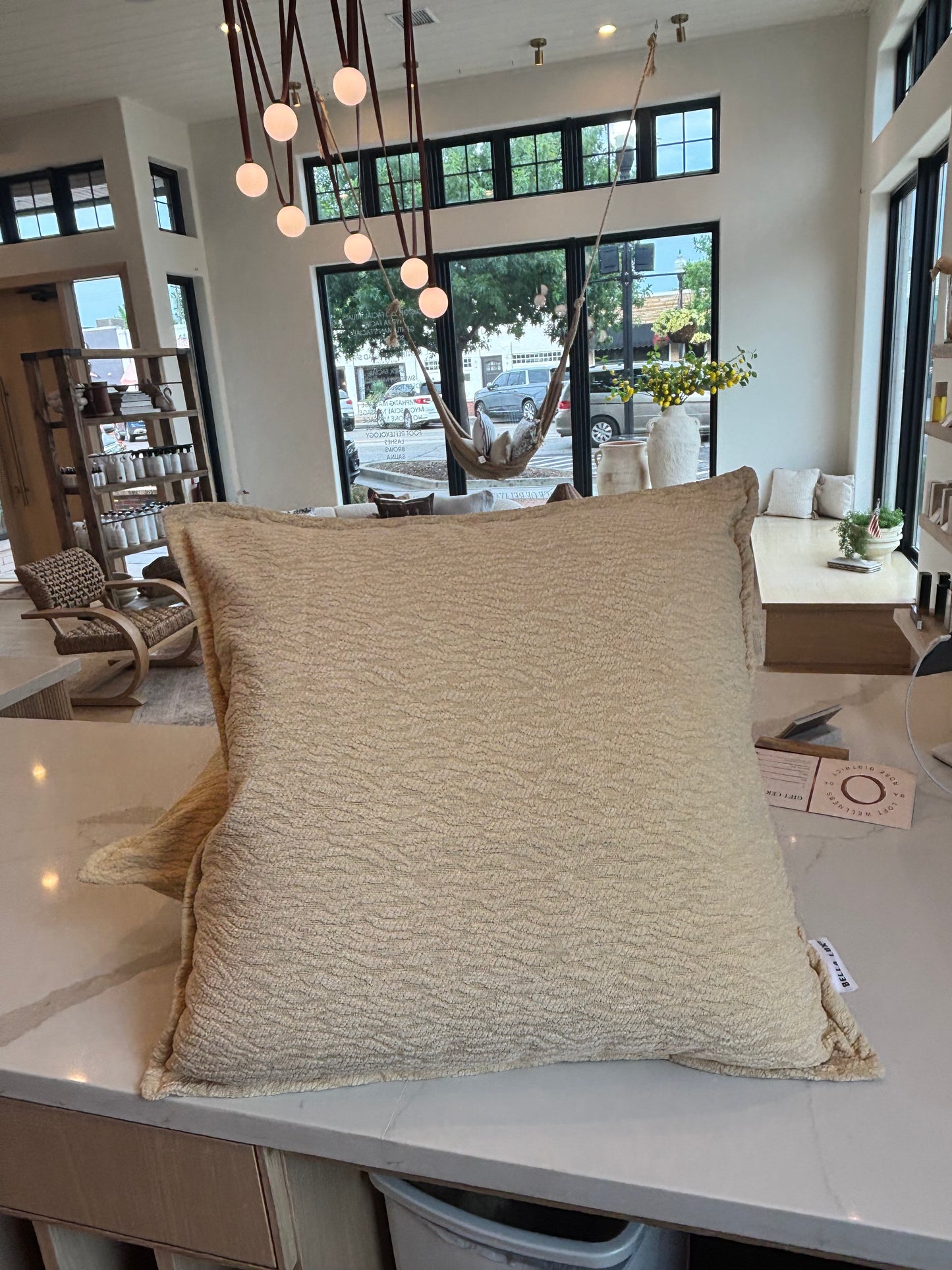 Large Yellow Pillow