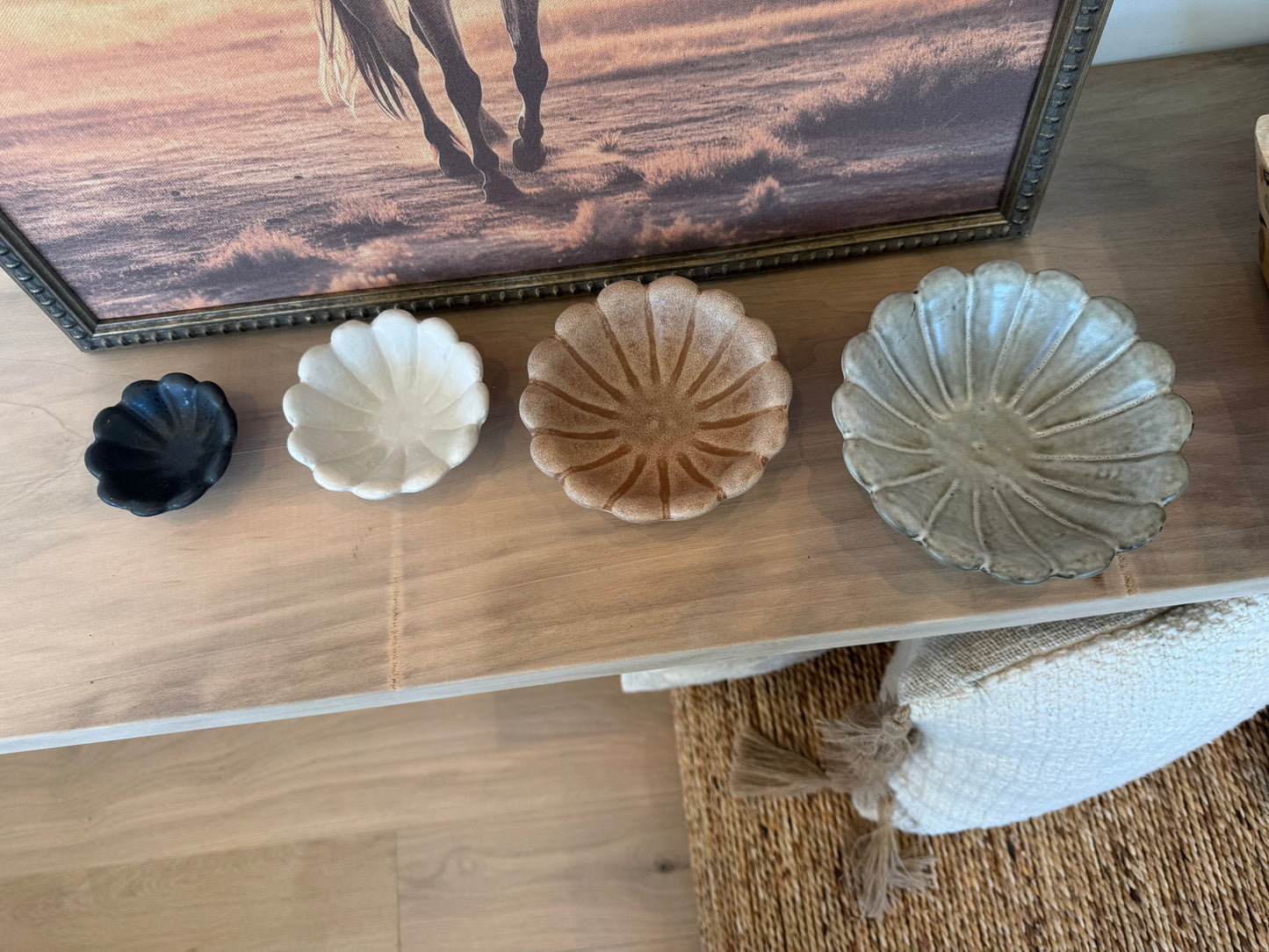 4 pc Flower Bowl Set