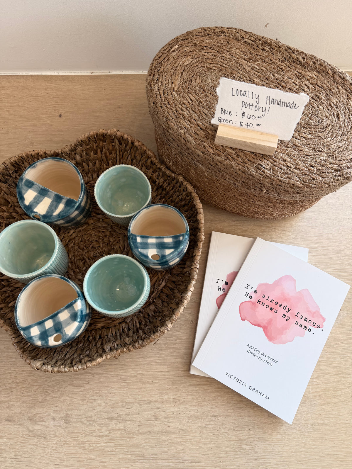 Blue Handmade Mug