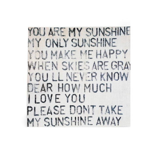 8"x8" You Are My Sunshine