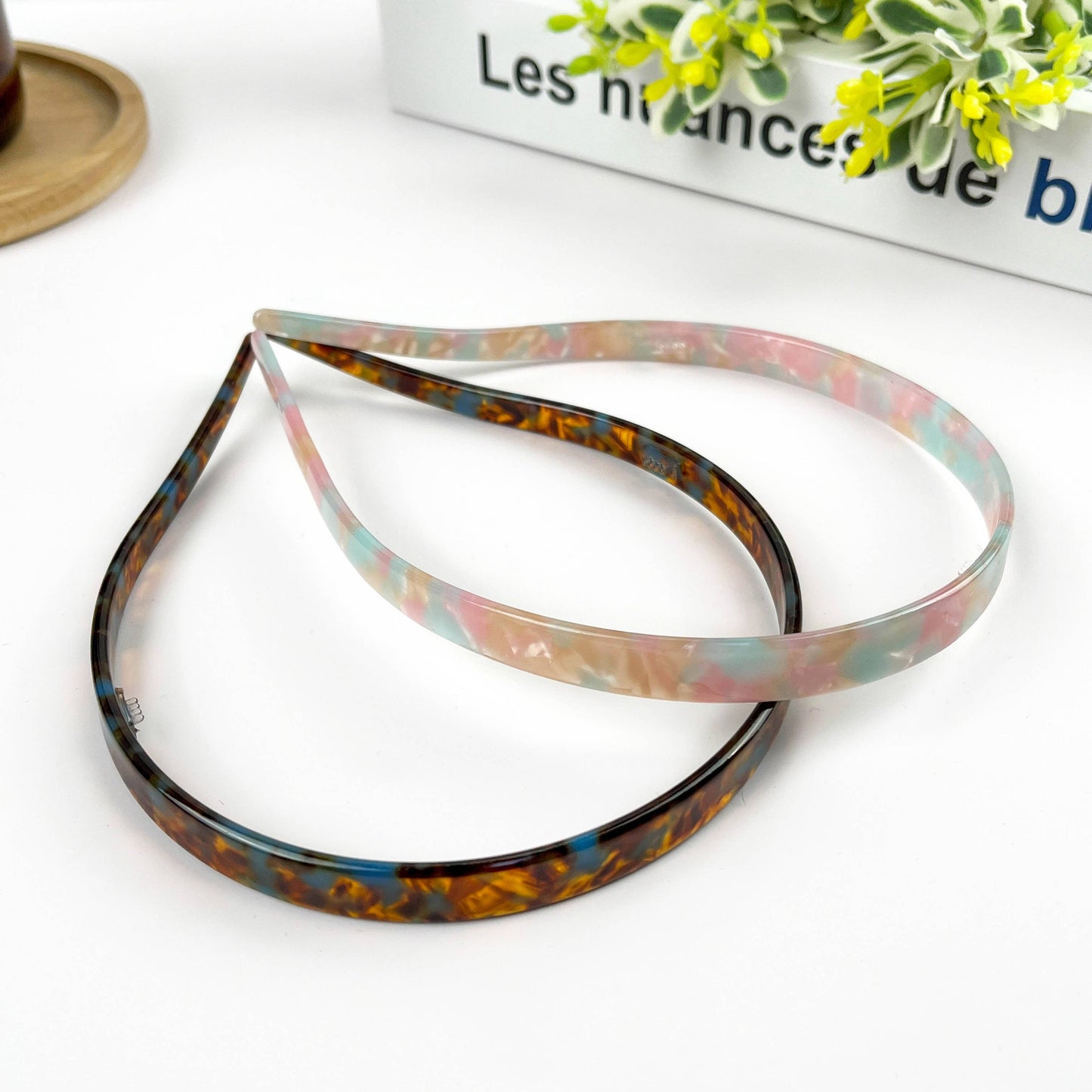 Retro Acetate Simple Headband, Can Be Used With Glasses