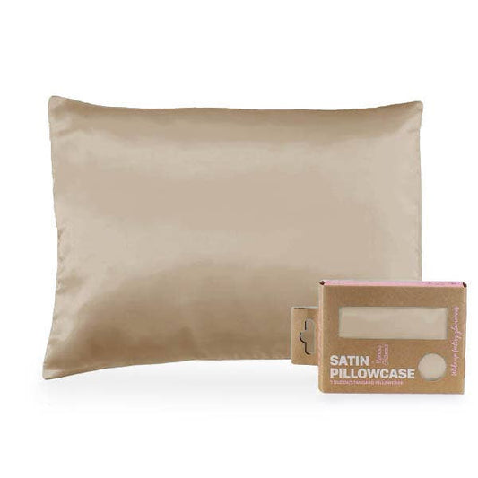 Satin Pillowcase - Taupe Queen
