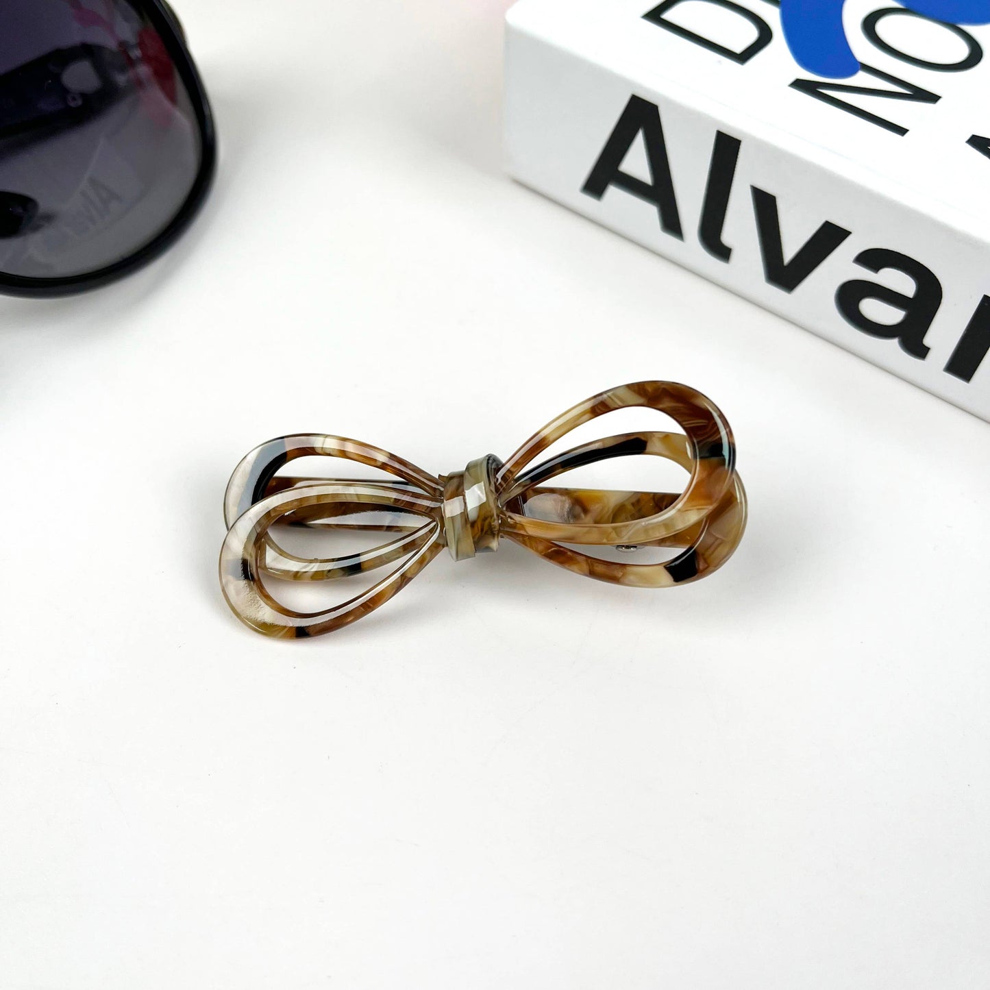 Acetate Elegant Bow Duckbill Clip