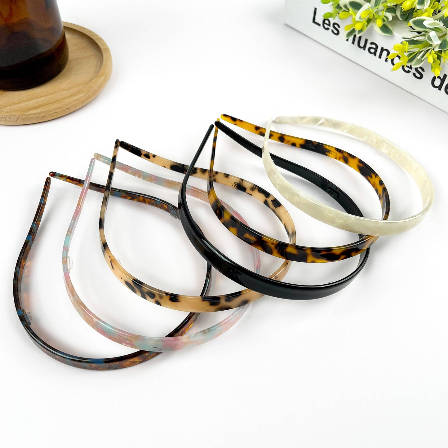 Retro Acetate Simple Headband, Can Be Used With Glasses