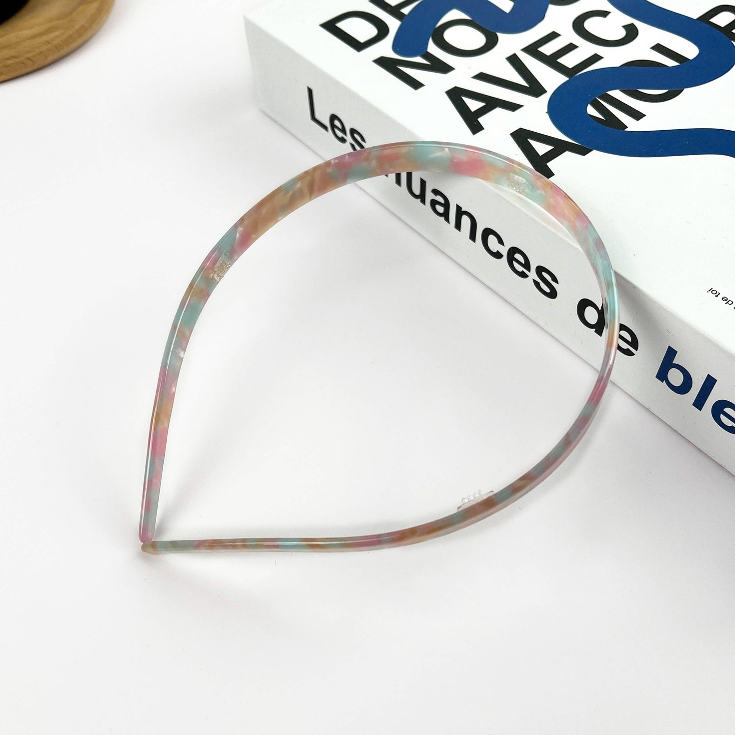 Retro Acetate Simple Headband, Can Be Used With Glasses