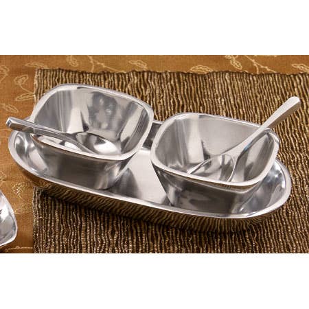 Mini Dip Set in Polished Aluminum