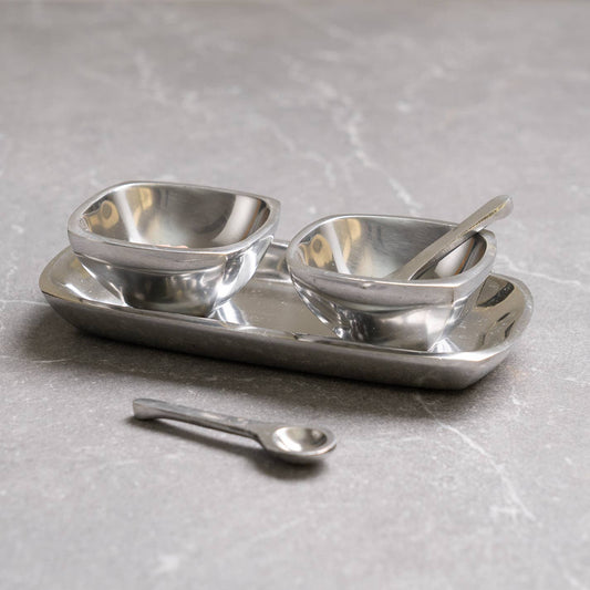 Mini Dip Set in Polished Aluminum