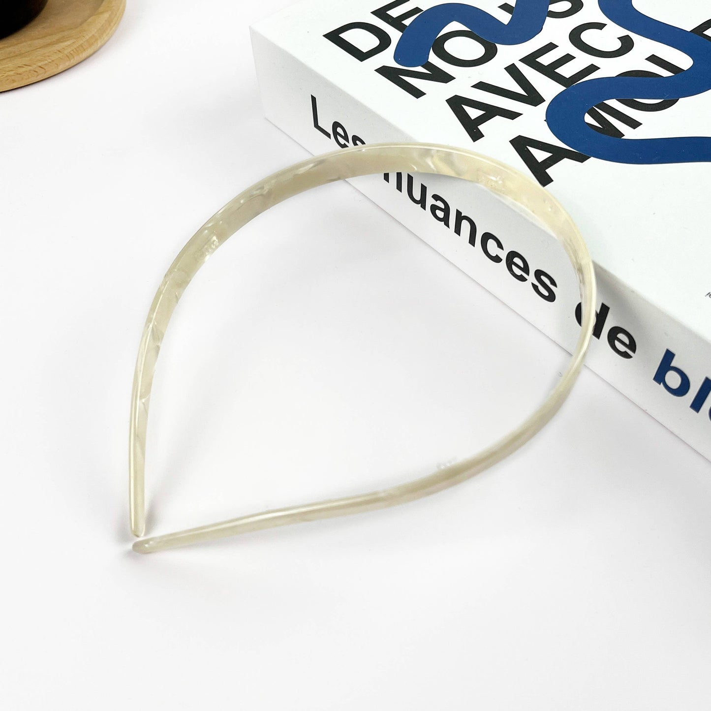 Retro Acetate Simple Headband, Can Be Used With Glasses