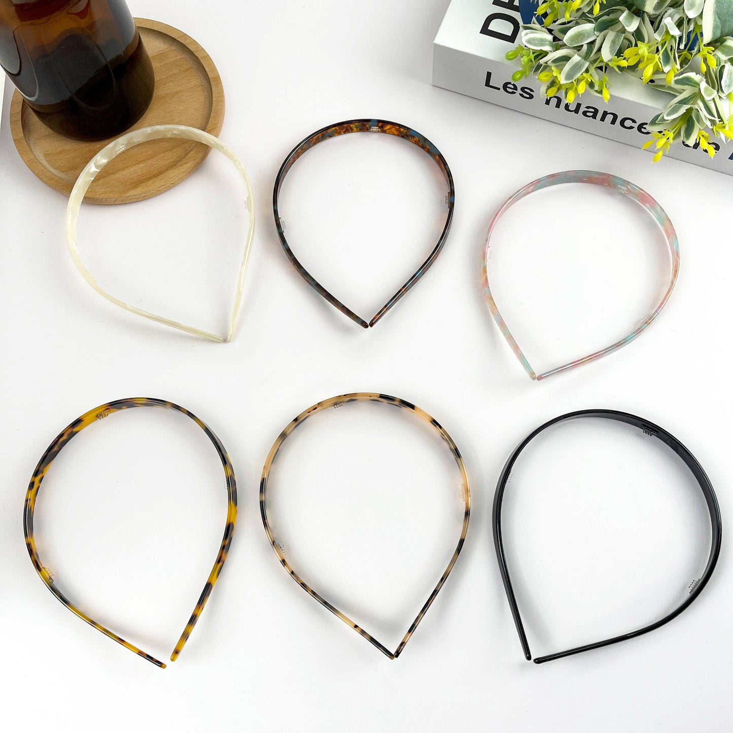 Retro Acetate Simple Headband, Can Be Used With Glasses