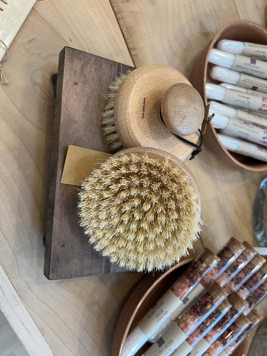 Round Dry Body Brush