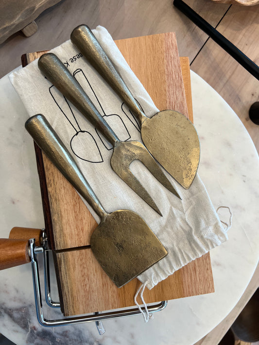 Metal Cheese Servers- 3pc set