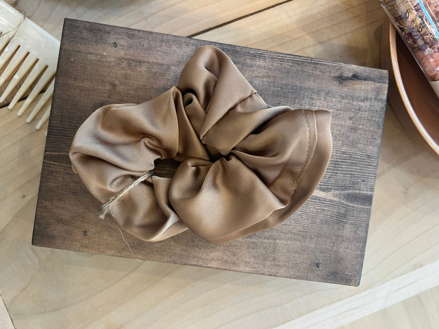 Camel Scrunchie- Small