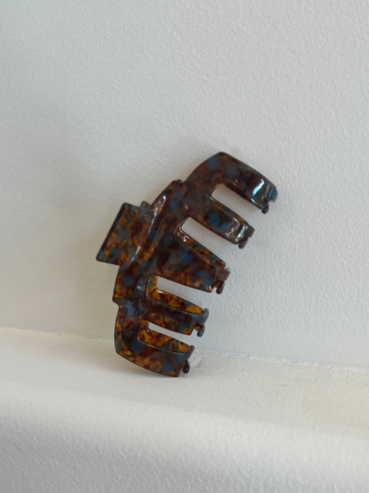 Clip- Brown Acrylic