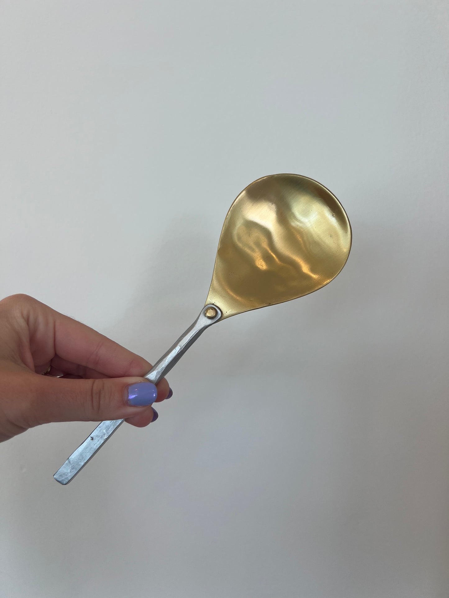 Brass/Grey Serving Spoons