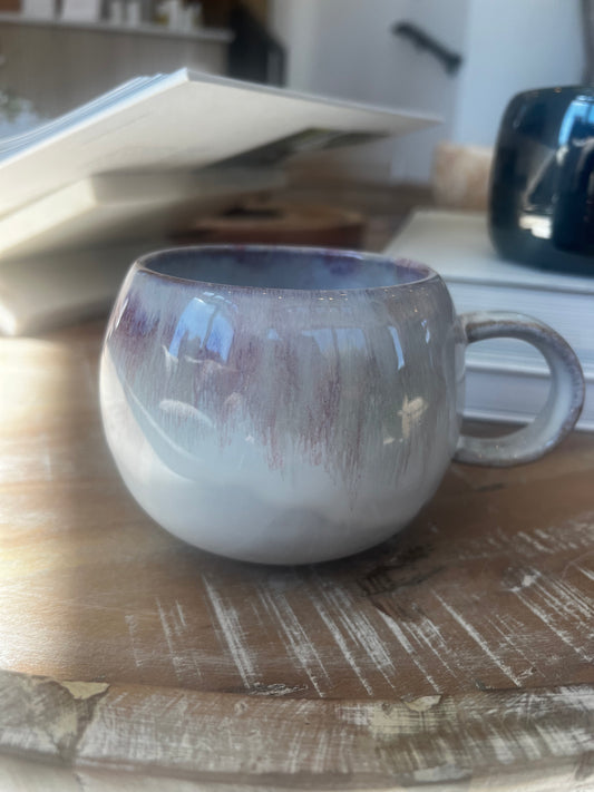 Stoneware Coffee Mug - Purple