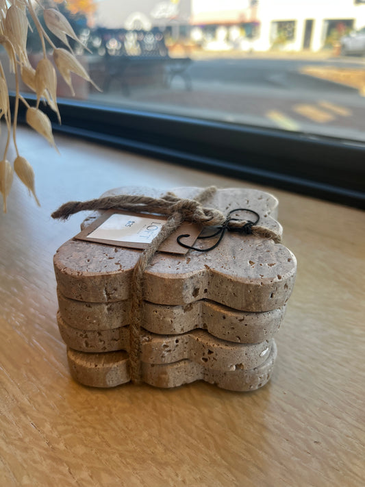 Travertine Coaster - Set of 4
