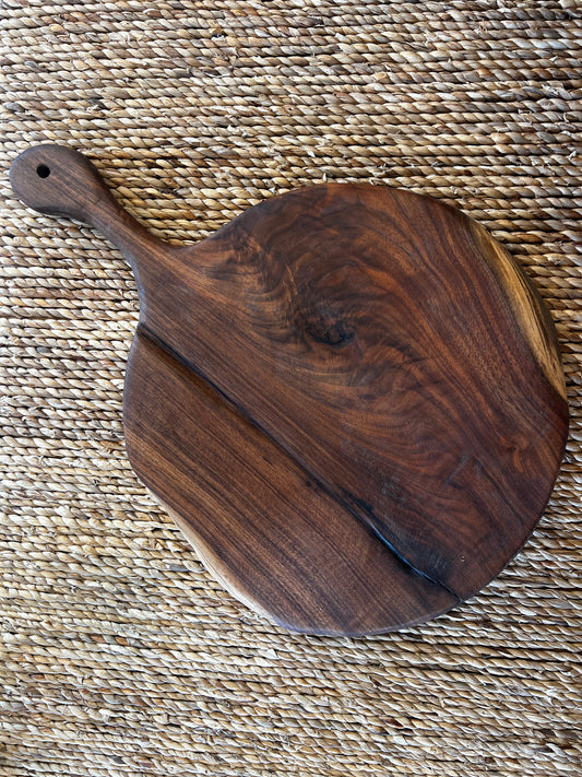 Natural Wood Cutting Board - Round