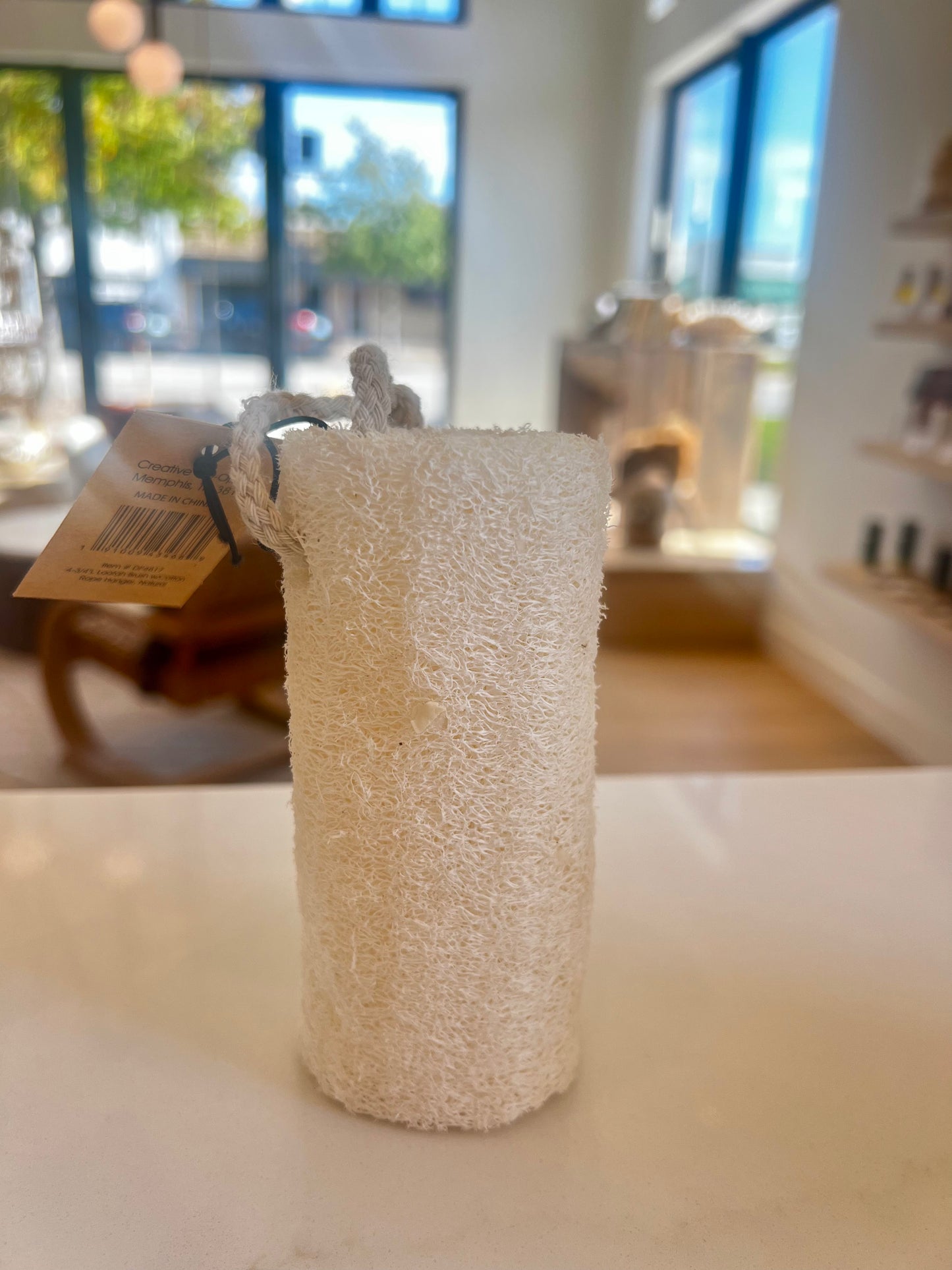 Loofah Brush Sponge w/ rope