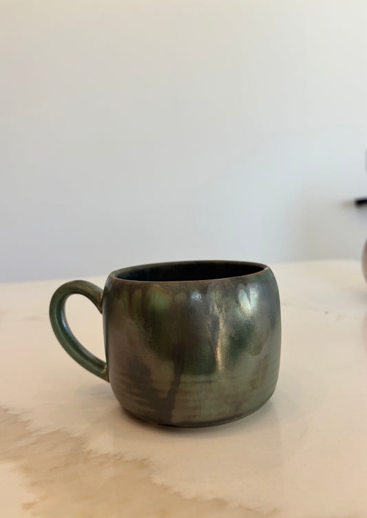Stoneware Coffee Mug - Green