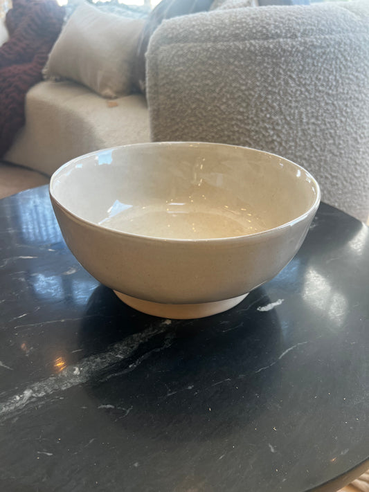 Stoneware Footed Bowl