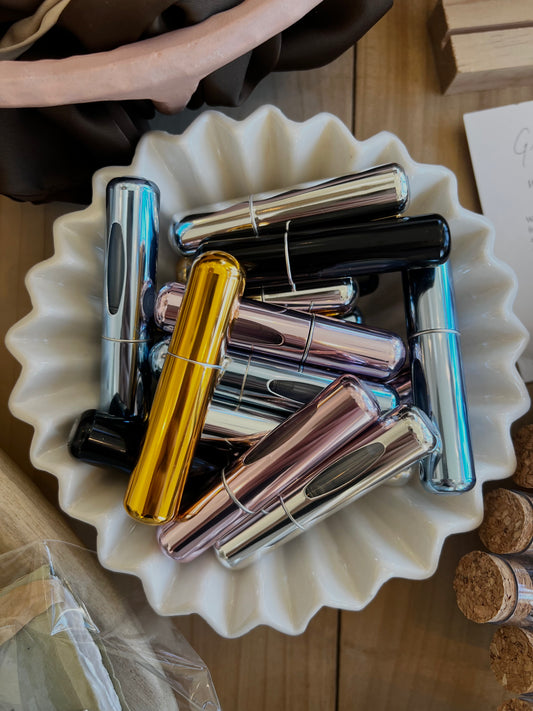 Silver Perfume Atomizer