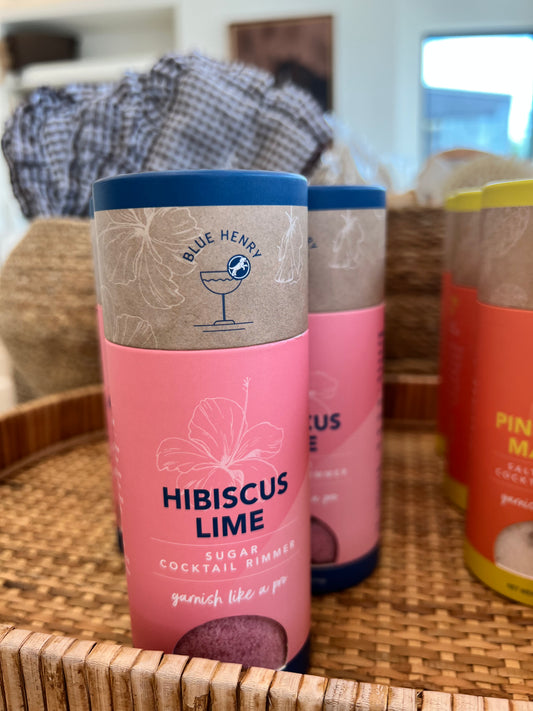 Blue Henry Hibiscus Lime Rimming Sugar 6oz