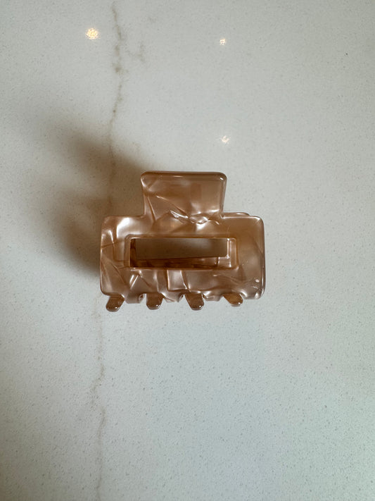 Small Hair Clip- Taupe