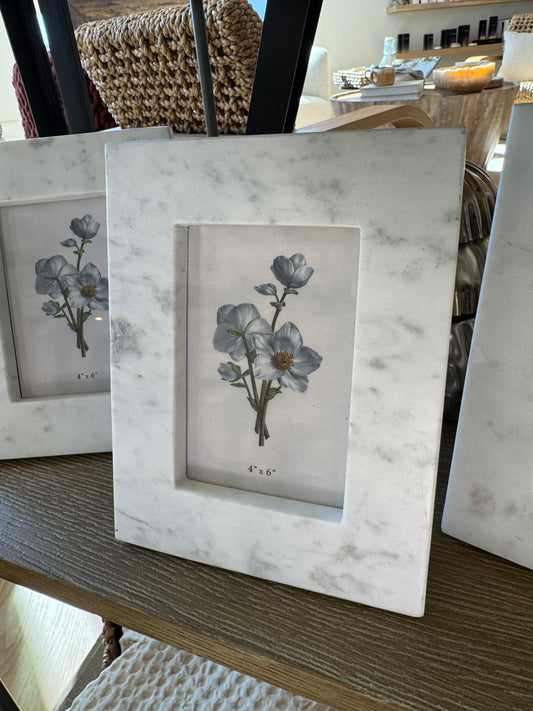 Marbled Resin 4x6 Picture Frame