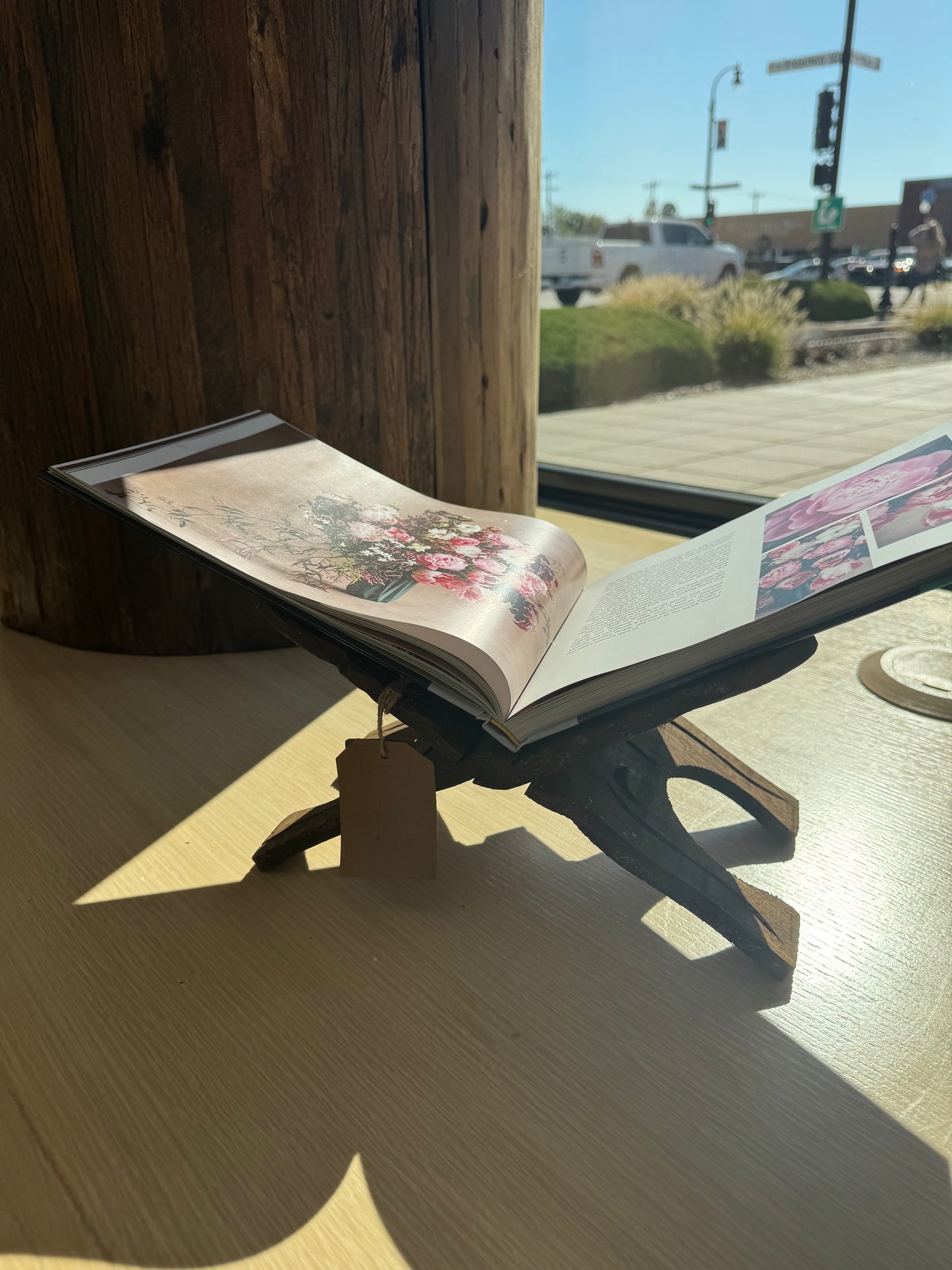 Reclaimed Wood Book Holder/Stand