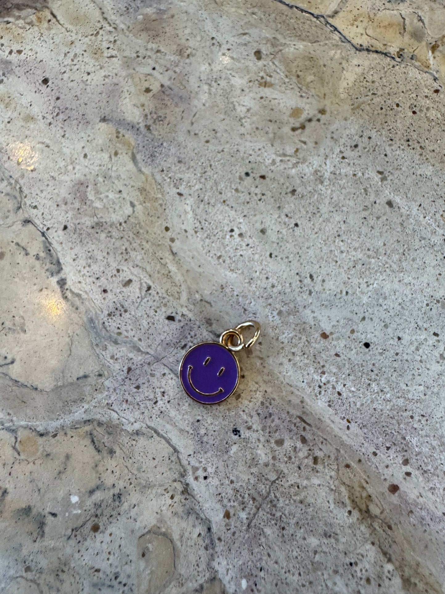 Smiley Charm-Purple