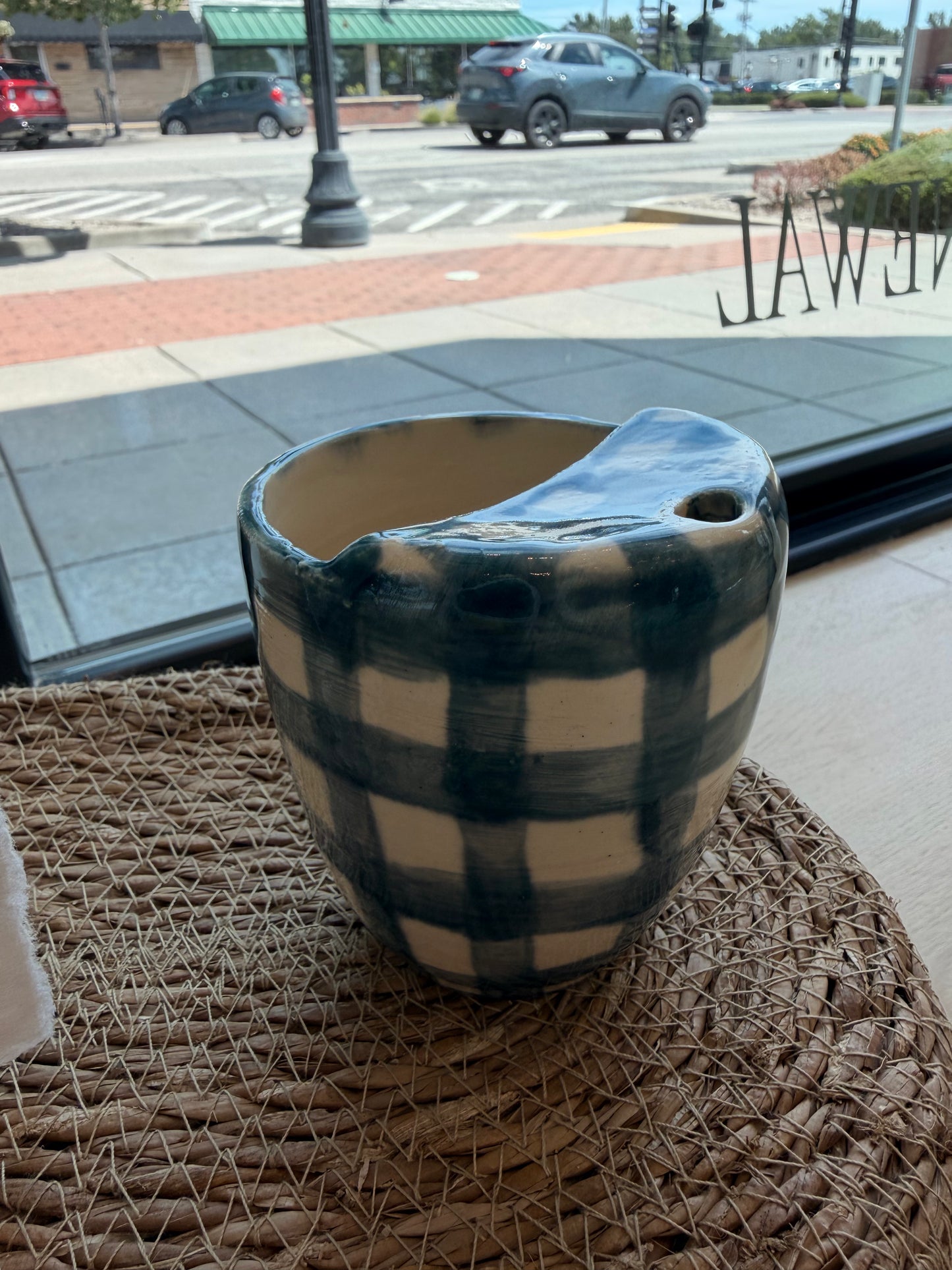 Blue Handmade Mug