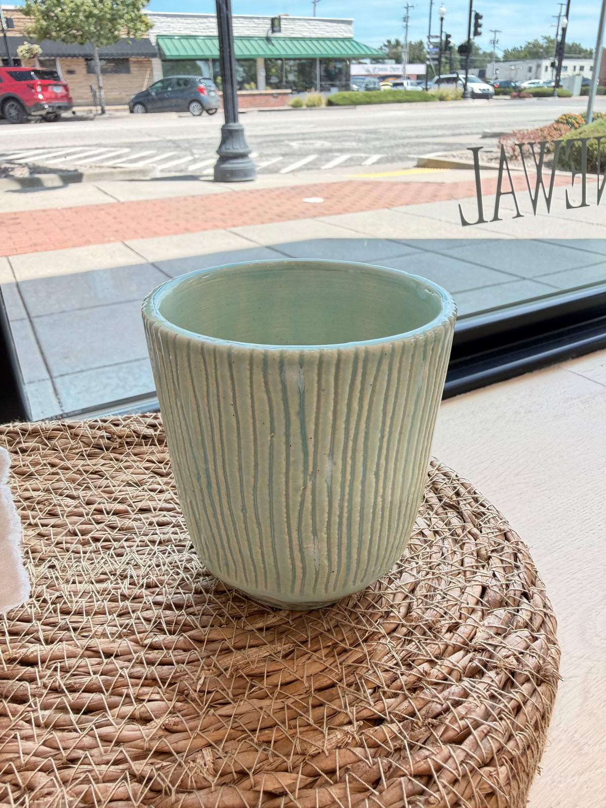 Green Handmade Cup