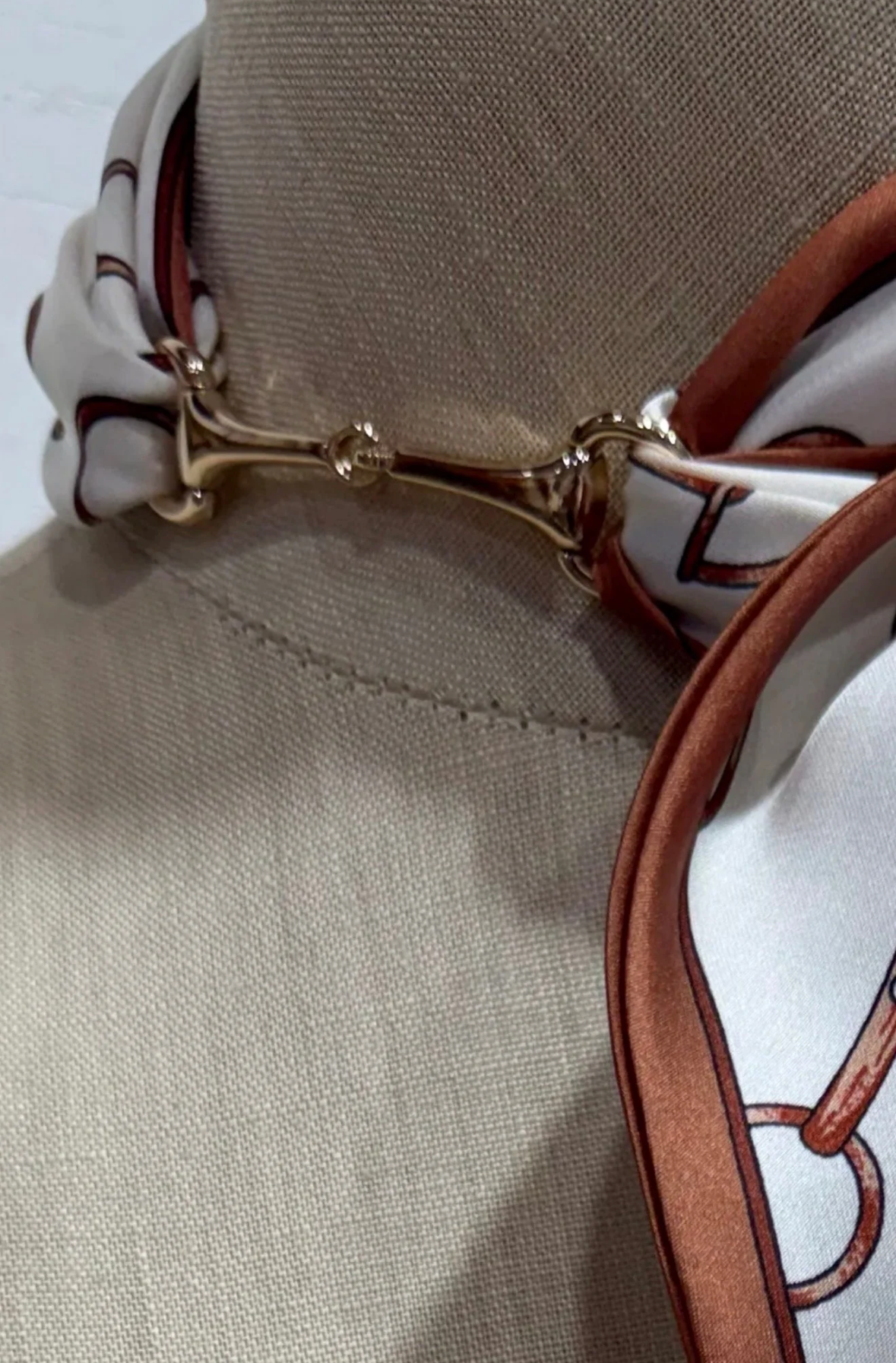 Horse Bit Scarf Slide