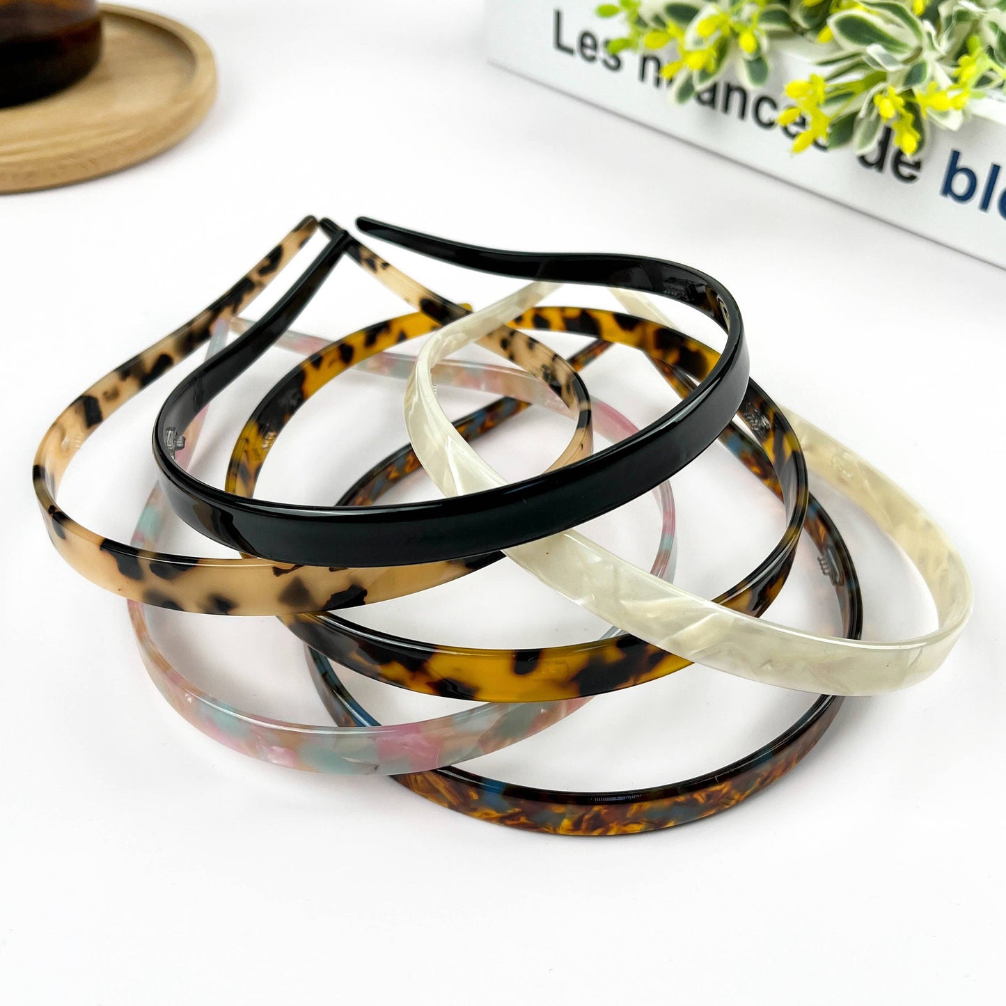 Retro Acetate Simple Headband, Can Be Used With Glasses
