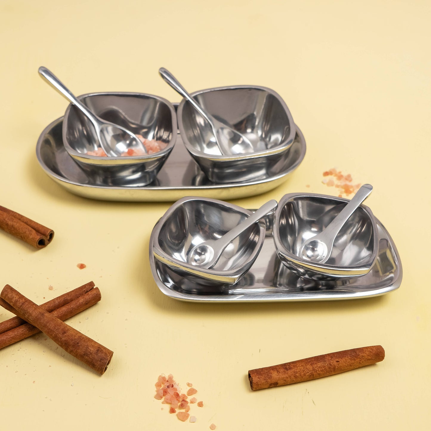 Mini Dip Set in Polished Aluminum