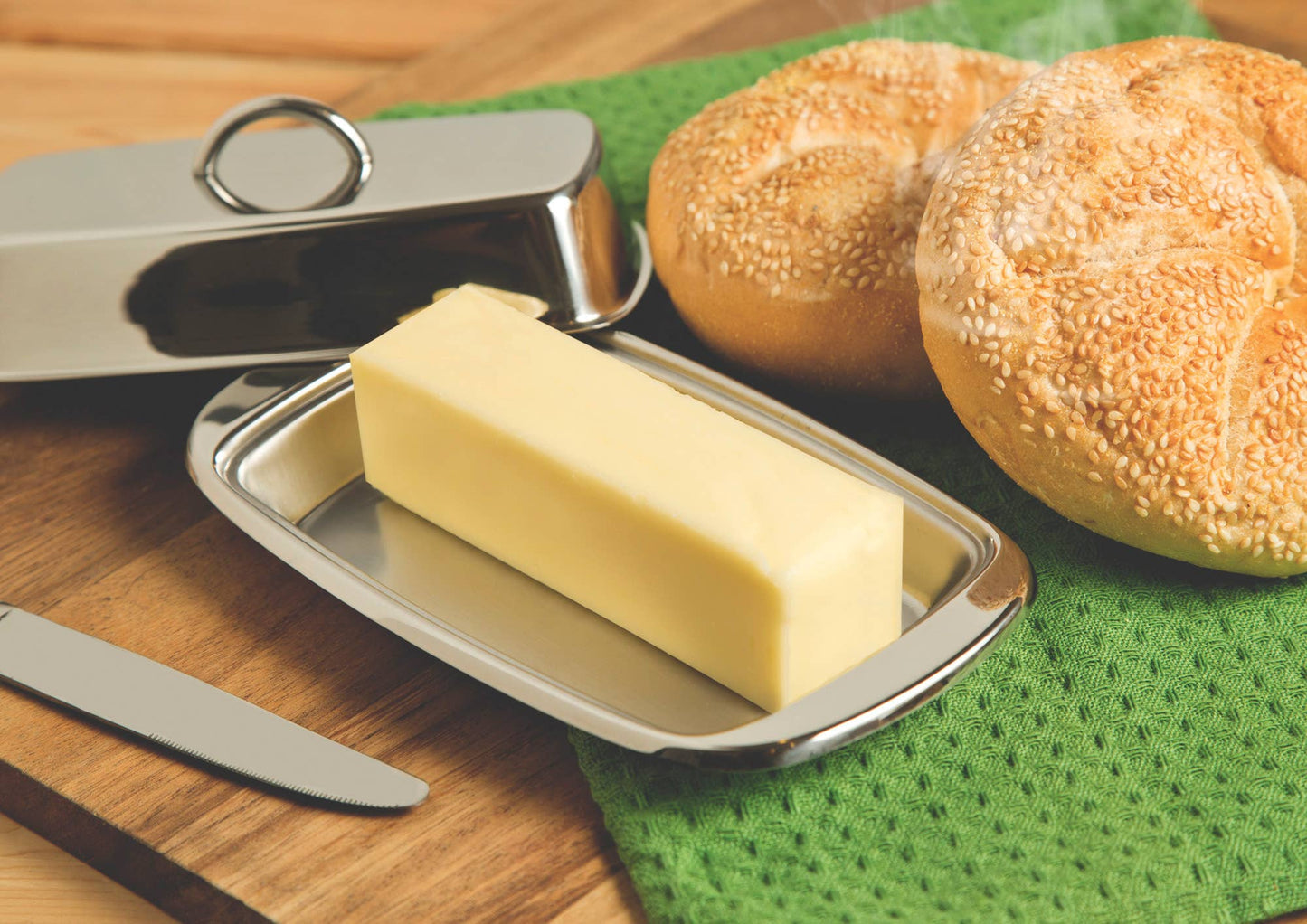 Stainless Steel Butter Dish
